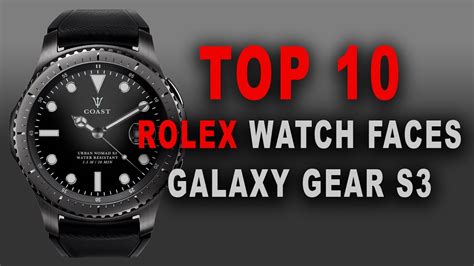 gear s3 rolex watch faces